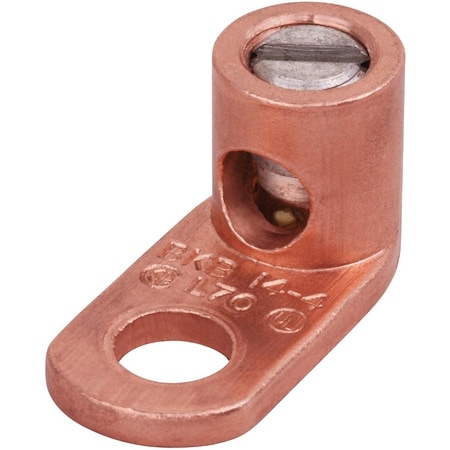 Abb Blackburn #14 SOL thru #4 STR Copper Single Lug Terminal EL7025